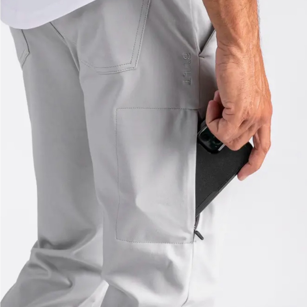 BYLT Basics Light Gray Chino Pants - Picture 7 of 10